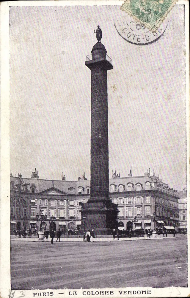 Paris — A Coluna Vendôme — editor B.2 - Frente