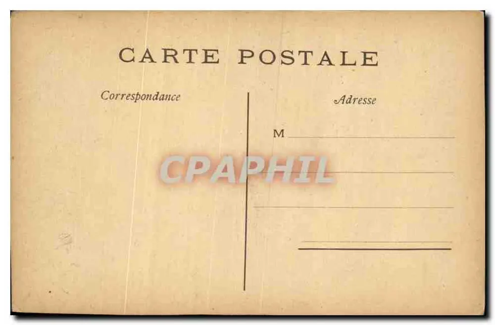 Paris - Bois de Boulogne - Die Spitze des großen Sees — C.M. n°321 - Rückseite