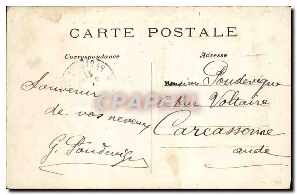 PARIS – Vista geral do Ponte Alexandre III — editor desconhecido, n° 172 - Verso