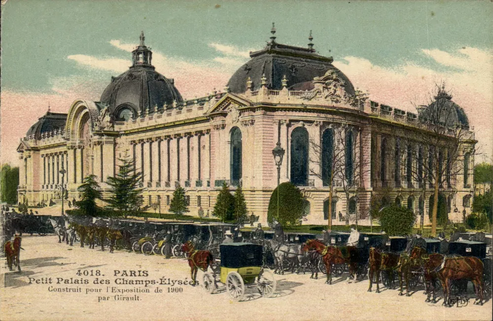 Pequeno Palácio dos Campos Elísios — Construído para a Exposição de 1900 — por Girault, n° 4018 - Frente