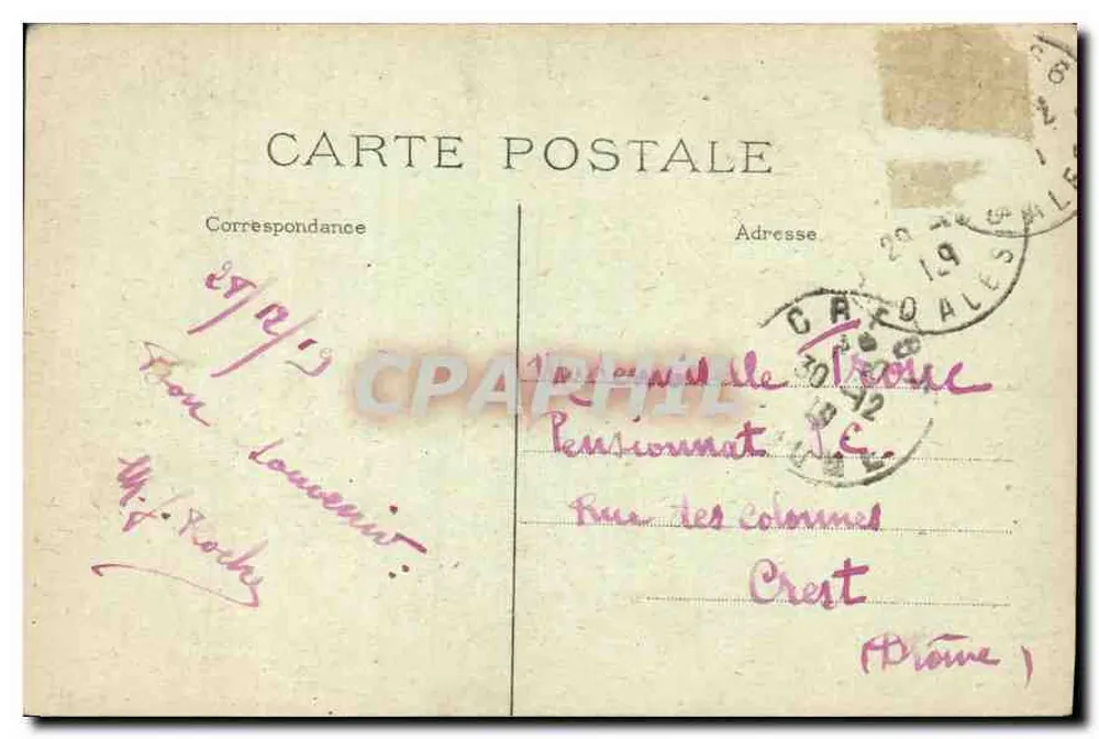 Paris — Die Seine und das Palais de Justice — Verlag unbekannt - Rückseite