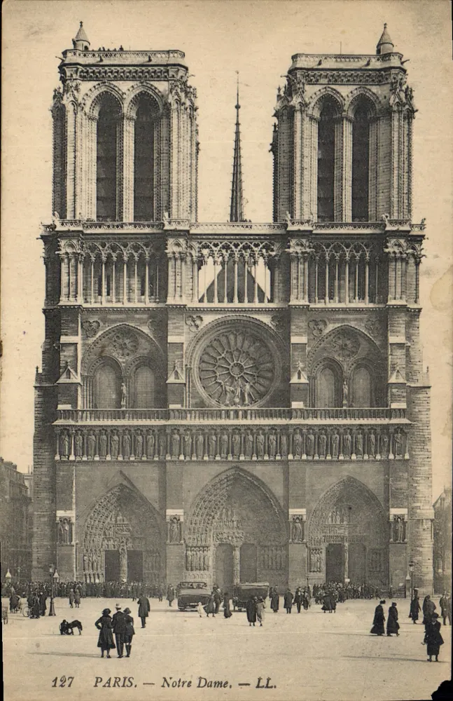 Paris — Notre Dame — LL. — n° 127 - Frente