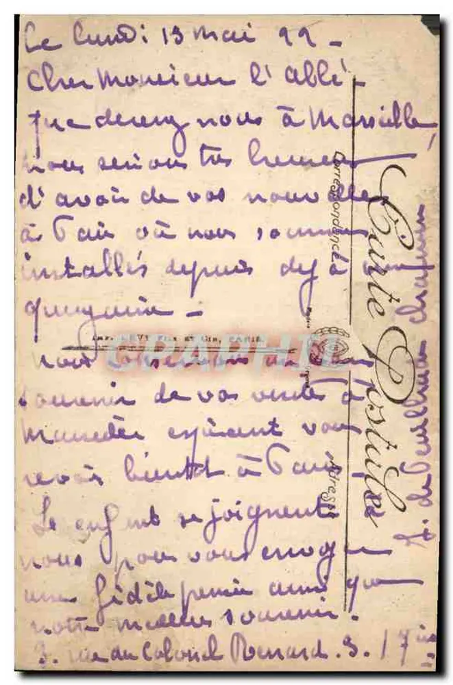 Paris — Notre Dame — LL. — n° 127 - Verso