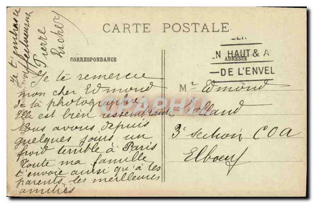 Paris — Place de la Bastille — Juli-Säule — Höhe 47 Meter - Rückseite