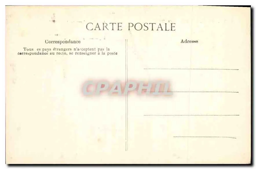 PARIS — Hotel de Ville — Estilo Renascentista, por Ballu e Deperthes - Verso