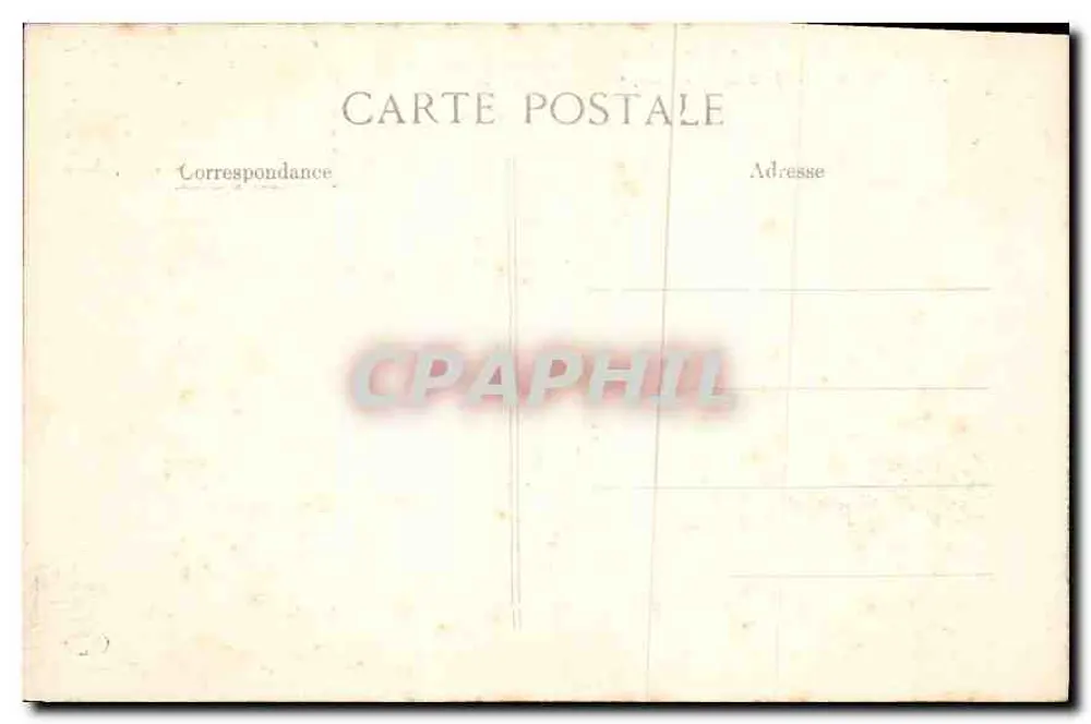 PARIS — Der Panthéon und die Statue von J.-J. Rousseau — Verlag nicht identifiziert, Seriennummer 4074 - Rückseite
