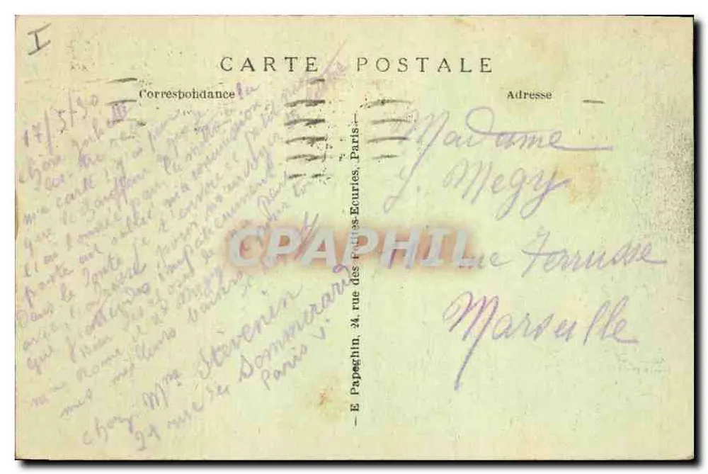 Paris — See des Bois de Boulogne — A.P. n°286 - Rückseite