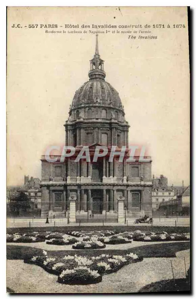 Hôtel des Invalides — Grabmal von Napoleon I und Militärmuseum — J.C. - 557 - Vorderseite