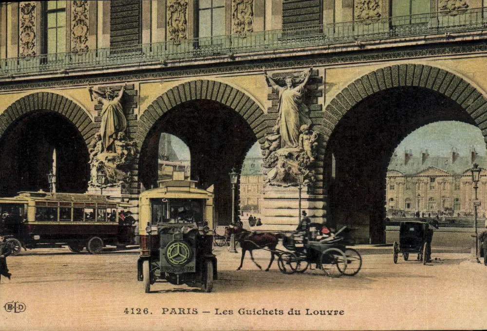 Paris — Les Guichets du Louvre — Éditeur B.L.D. n° 4126 - Frente