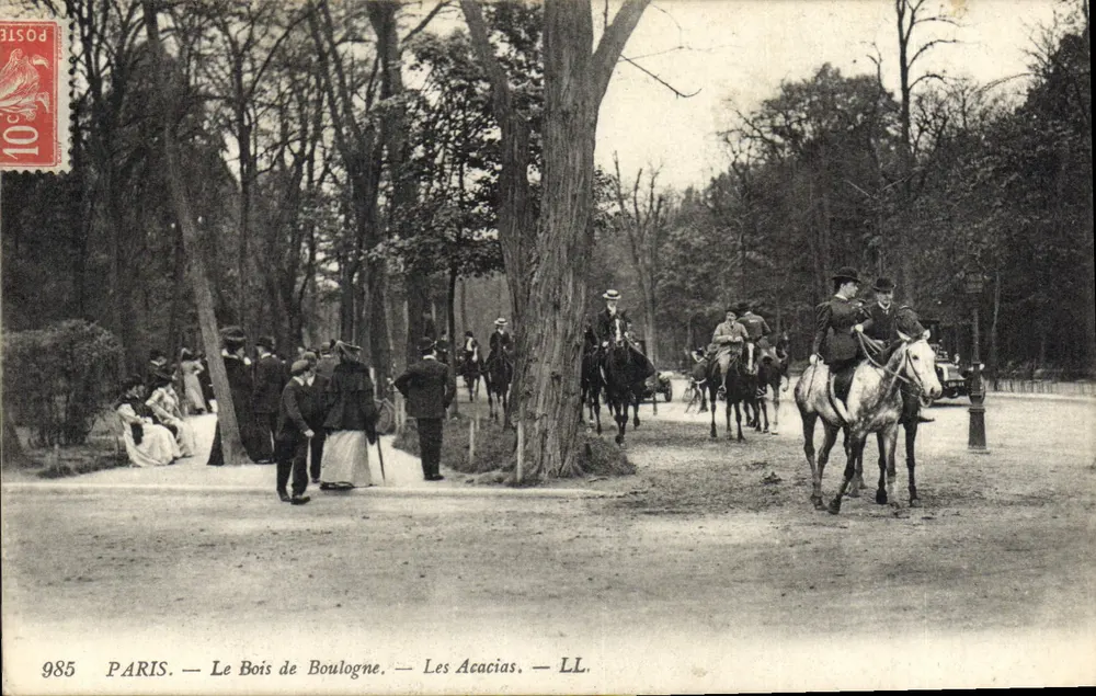 PARIS — Le Bois de Boulogne — Les Acacias — LL. — n° 985 - Vorderseite