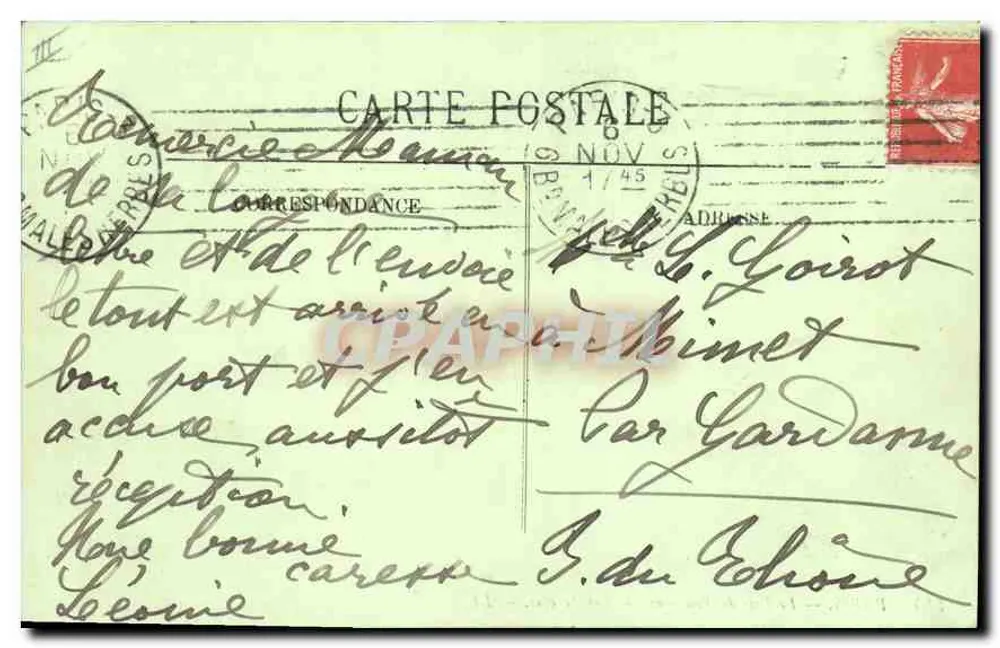 PARIS — Le Bois de Boulogne — Les Acacias — LL. — n° 985 - Rückseite