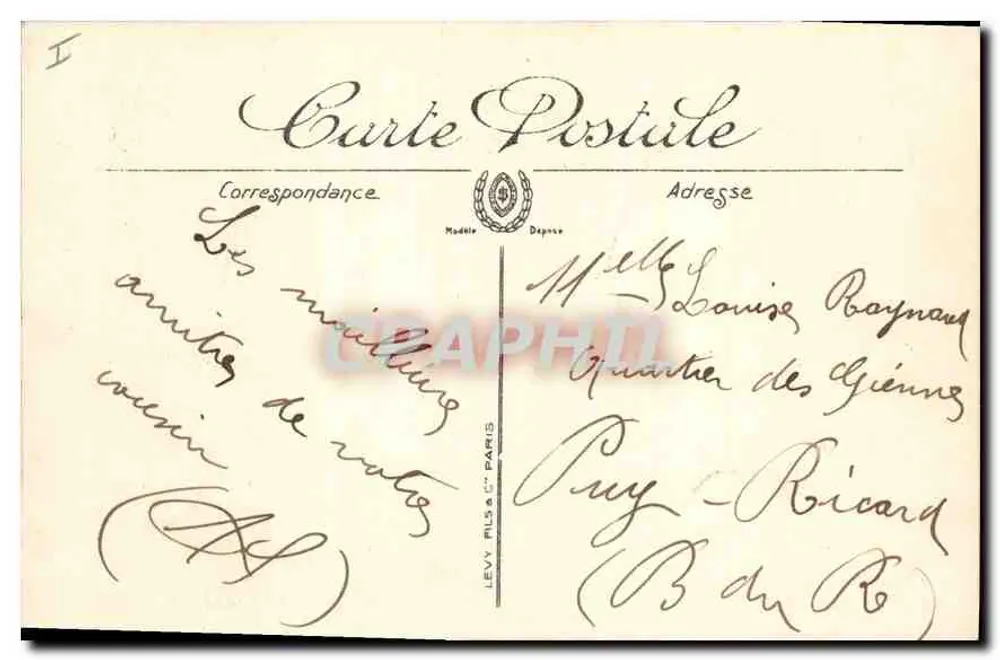 Paris — A Conciergerie — 571 - Verso