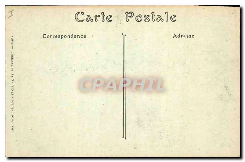 PARIS — Bois de Boulogne, der Große See — PND Phot. - Rückseite
