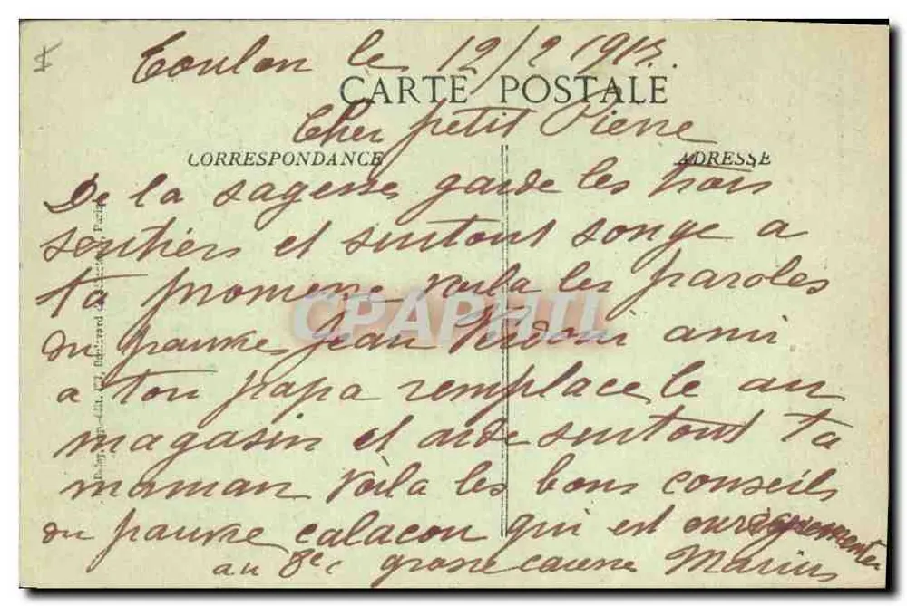 Place Vendôme — Coluna Vendôme — Editor E.D. n° 4008 - Verso