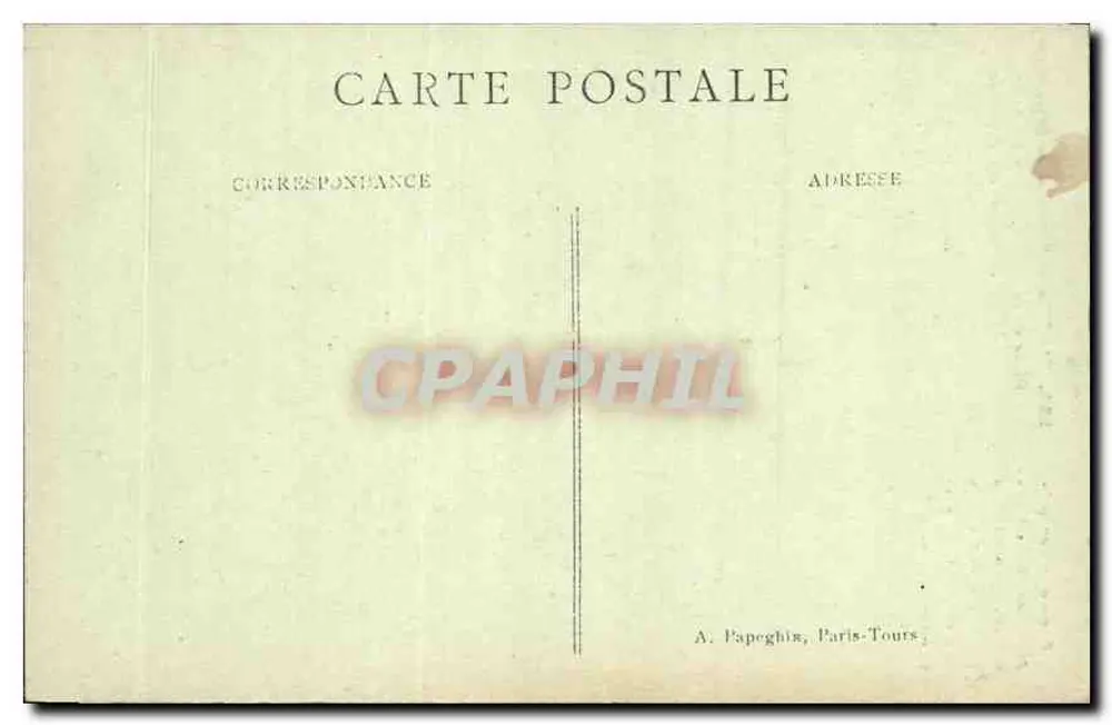Paris — Estátua da República — por Morice, A.P. n°131 - Verso