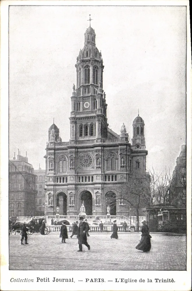 Paris — Katedra Trójcy Świętej — Collection Petit Journal - Awers
