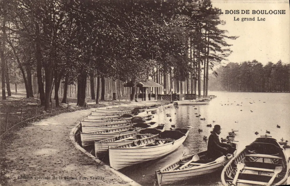 Bois de Boulogne — Der Große See — Sonderausgabe von Phoame d'Or, Newilly - Vorderseite