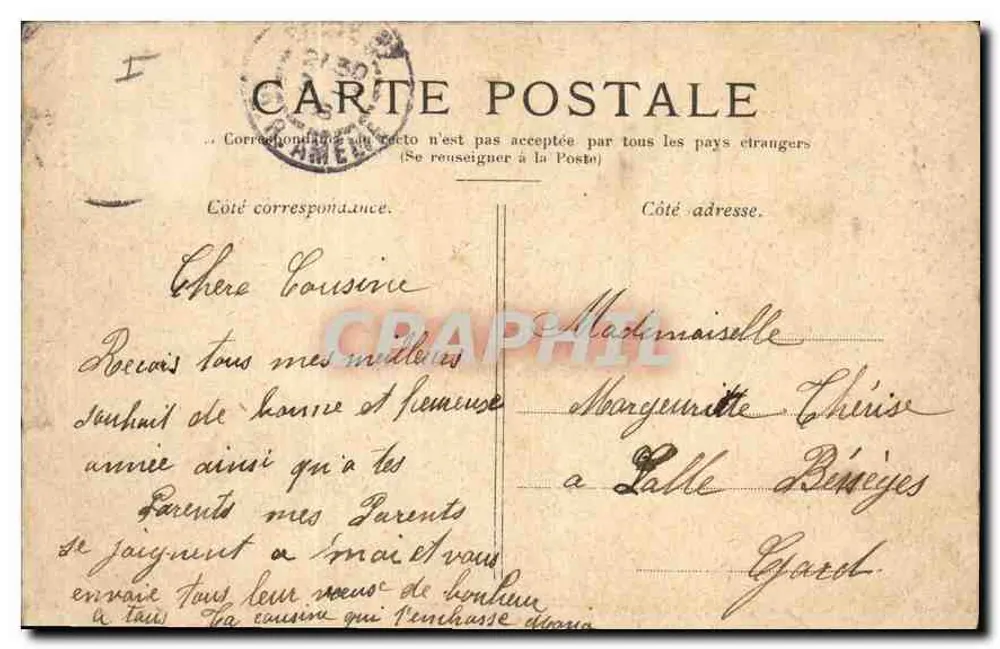 Paryż — Trocadéro — wydawca nieznany - Rewers