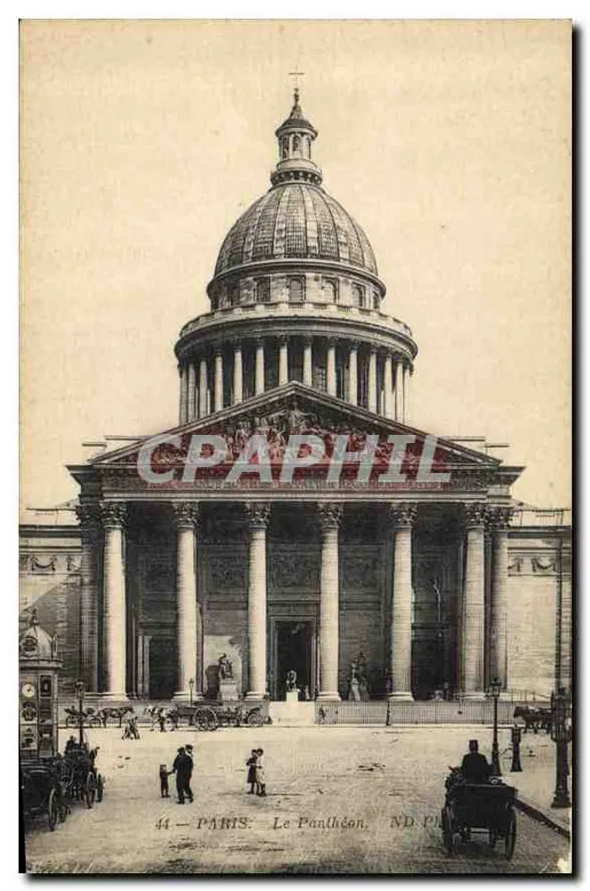 Paris — O Panteão — n°44 - Frente