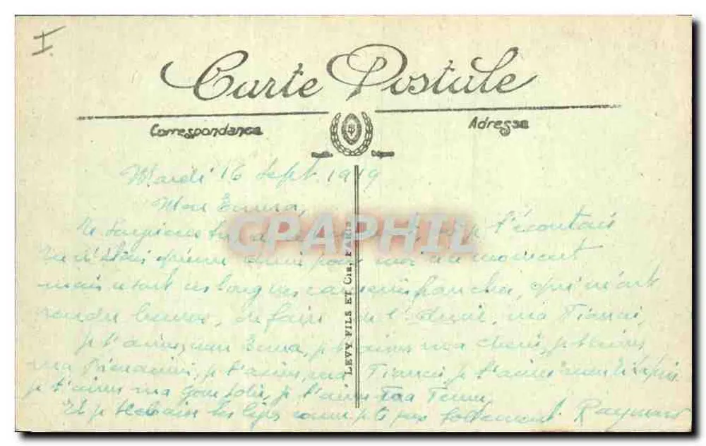 Paris — A Torre Saint-Jacques — LL, n° 112 - Verso