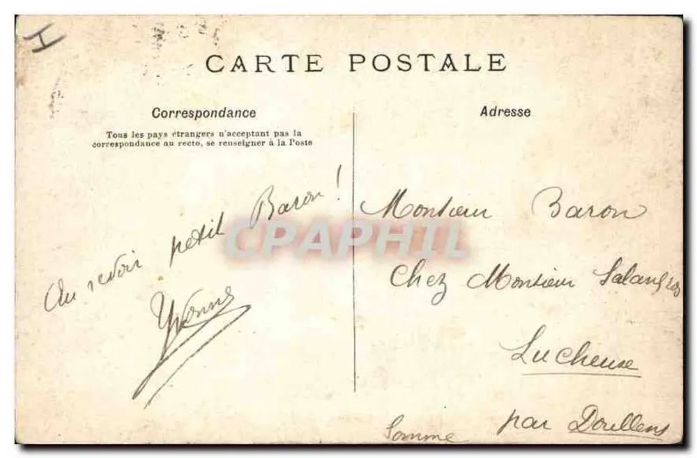 Paris, Saint-Germain-des-Prés — editor não identificado, número de série não visível - Verso