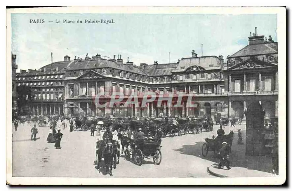 Parigi — La Piazza del Palais-Royal — J.C. Paris - Recto