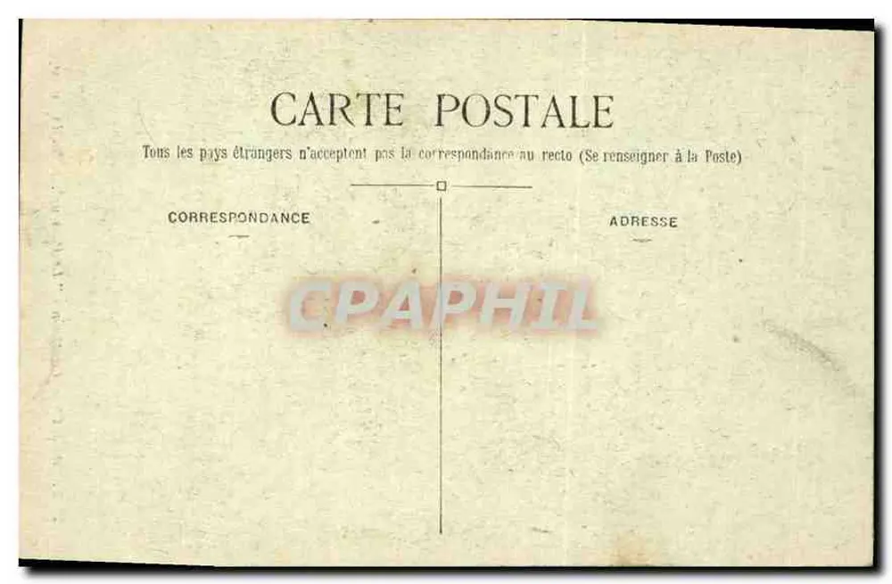 Paris - Panthéon - 'O Pensador', de Rodin — C.M. n°722 - Verso