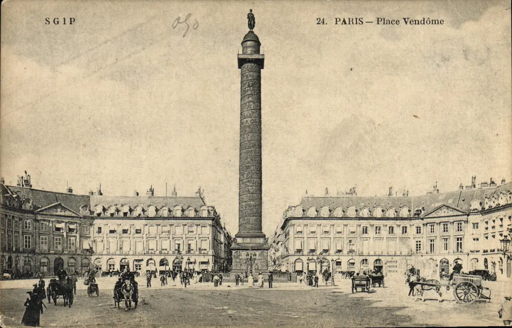 Paris — Praça Vendôme — SGIP n°24 - Frente