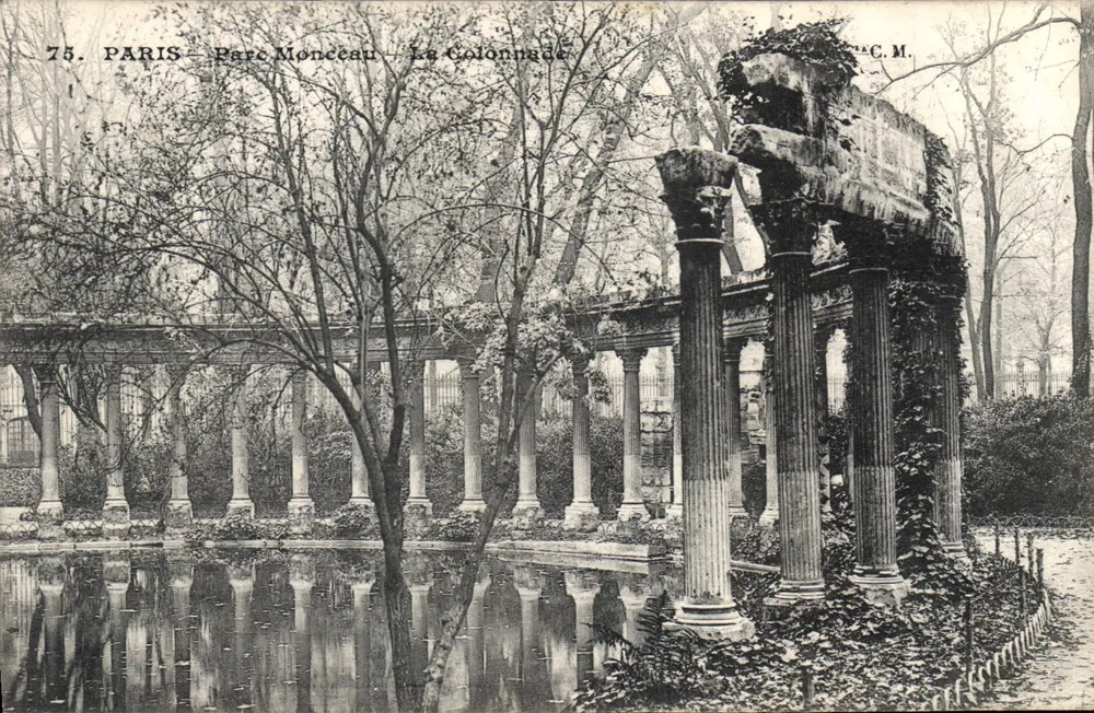 Paris - Parc Monceau - A Colunata — C.M. n°75 - Frente