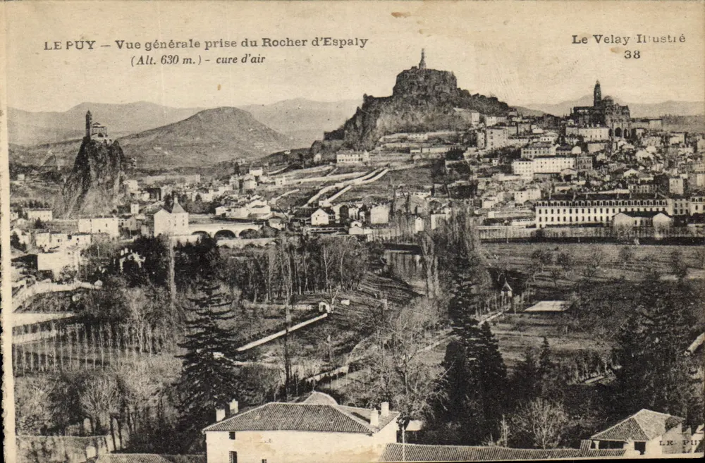 Le Puy — Allgemeiner Blick vom Rocher d'Espaly — Le Velay Illustré 38 - Vorderseite