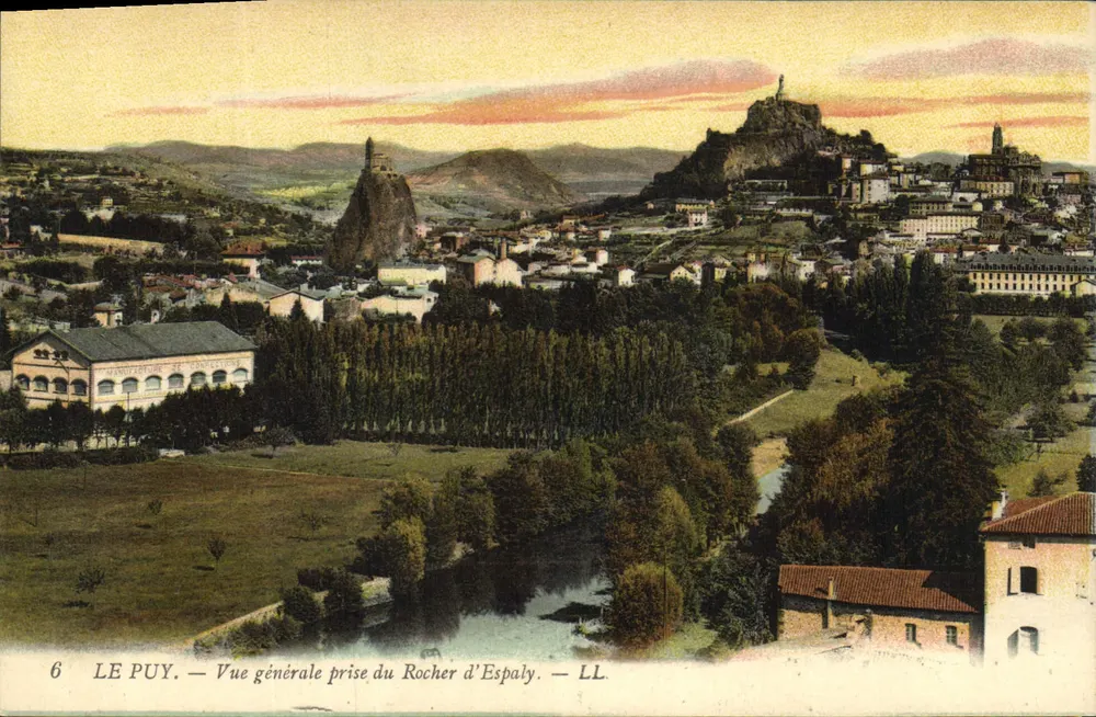 Le Puy — Allgemeiner Blick vom Rocher d'Espaly — LL - Vorderseite