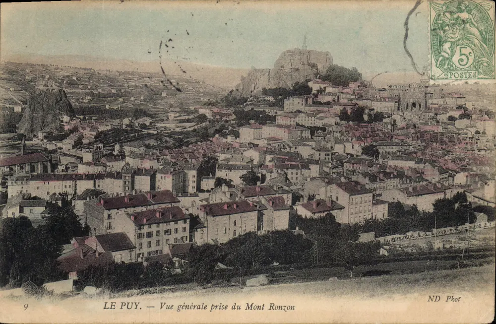 Le Puy — Allgemeiner Blick vom Mont Ronzon — ND Phot - Vorderseite