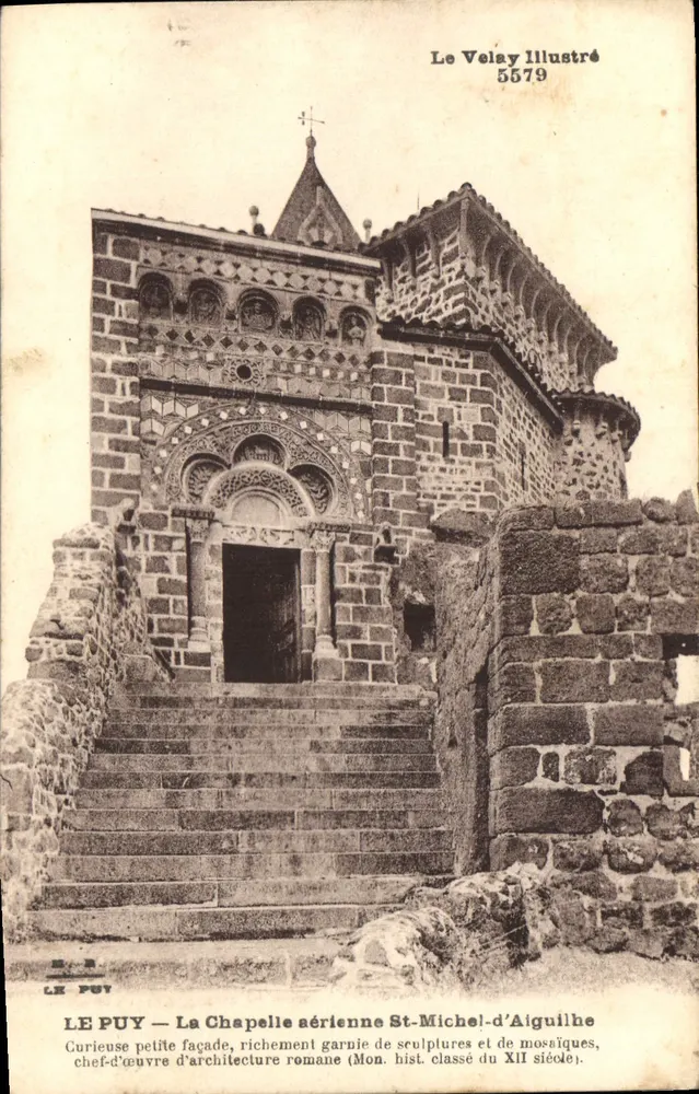 Le Puy — La Chapelle Saint-Michel-d'Aiguilhe — Le Velay Illustré 5579 - Vorderseite