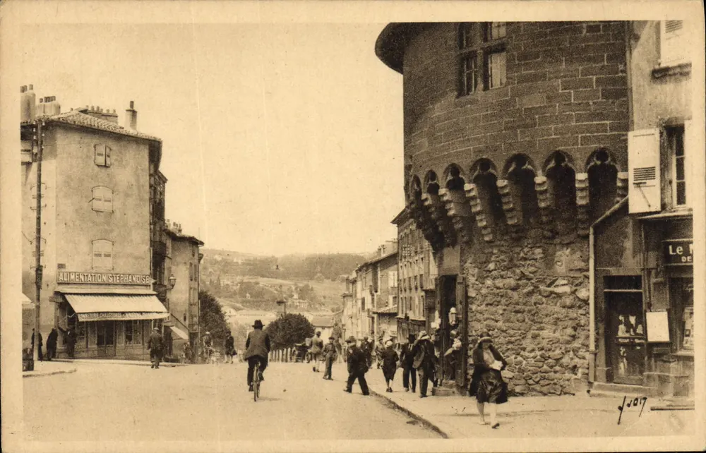 Le Puy (Haute-Loire) — Die Tour Pannessac und der Boulevard Carnot — Verlag: Les Éditions d'Art VAVOIX, Paris - Vorderseite
