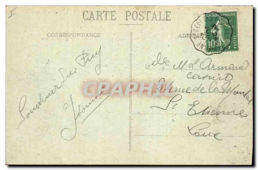 Le Puy - La Fontaine Crozatier — Verlag Le Velay Illustré, n°149 - Rückseite