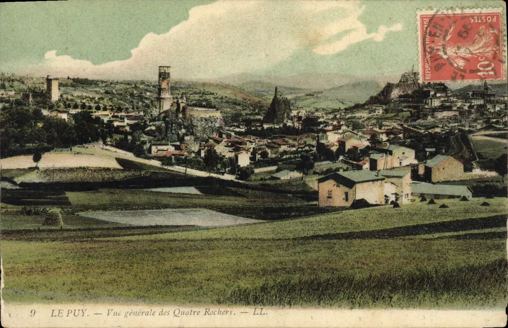 Le Puy — Allgemeiner Blick auf die Vier Felsen — LL. - Vorderseite