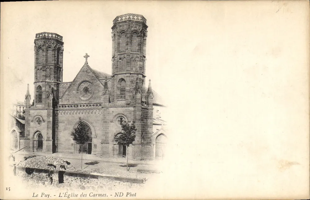 Le Puy - A Igreja dos Carmelitas — ND Phot, n°15 - Frente