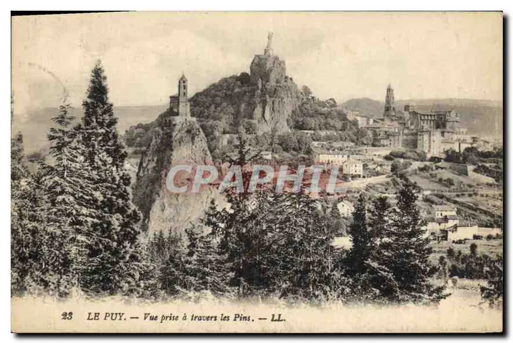 Le Puy — Ansicht durch die Kiefern — LL. - Vorderseite