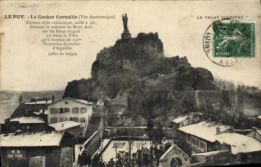 Le Puy - Der Kutscher Corneille (Panoramablick) — Verlag 'Le Velay Illustré', Seriennummer nicht sichtbar - Vorderseite