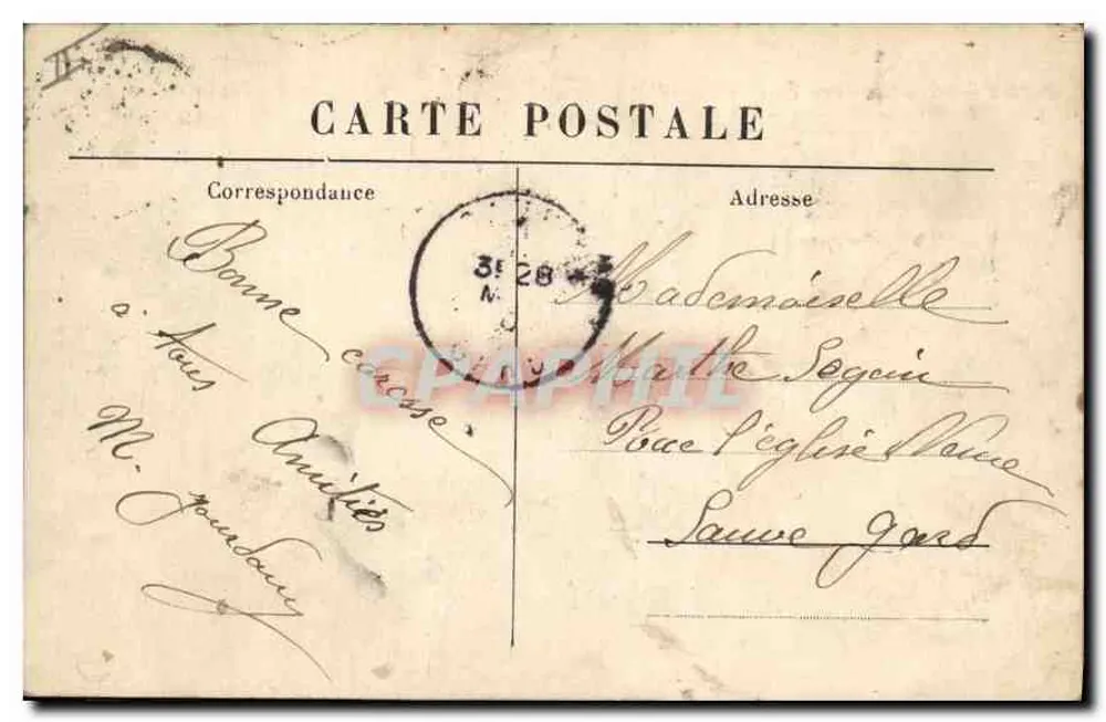Le Puy - Der Kutscher Corneille (Panoramablick) — Verlag 'Le Velay Illustré', Seriennummer nicht sichtbar - Rückseite