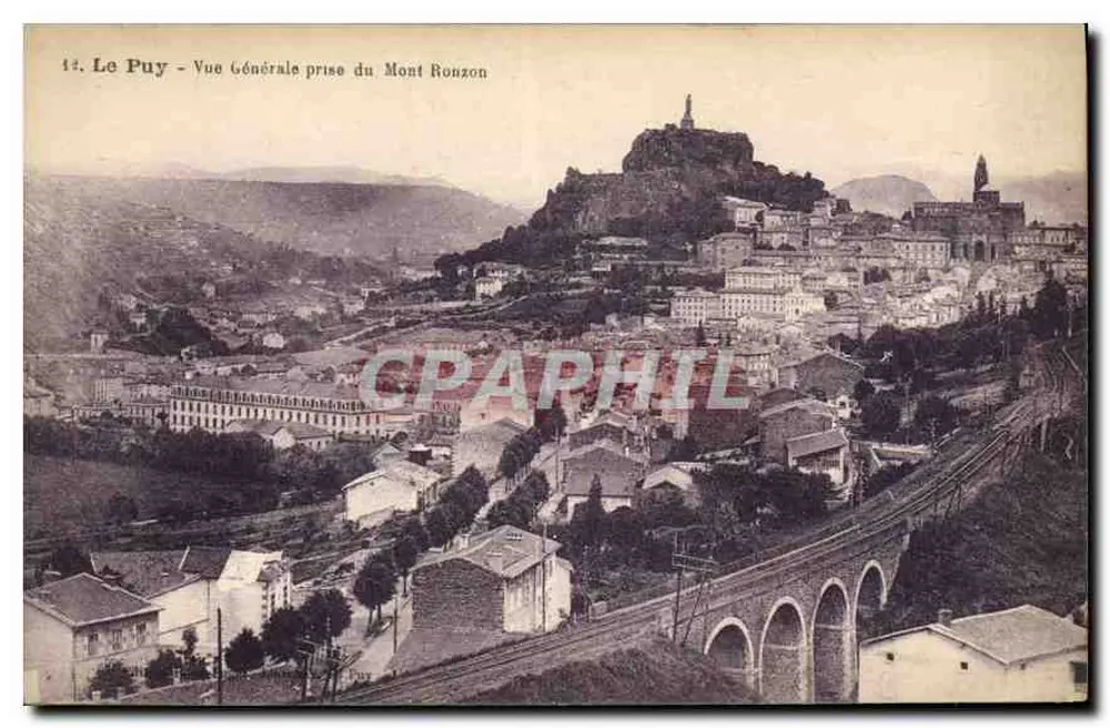 Le Puy - Allgemeine Ansicht vom Mont Ronzon — Verlag unbekannt, n° 12 - Vorderseite