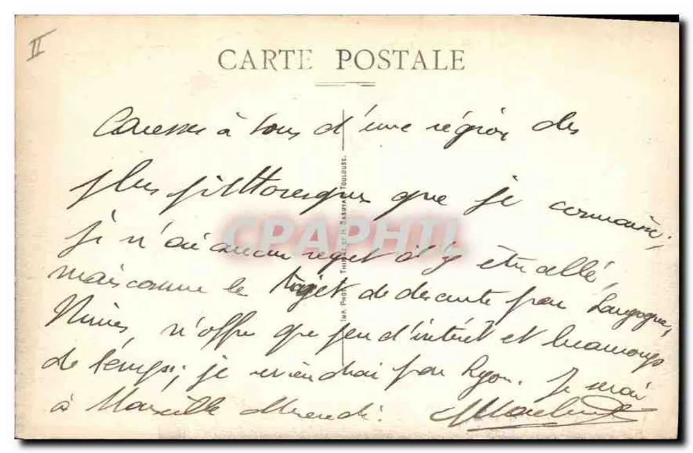Le Puy - Allgemeine Ansicht vom Mont Ronzon — Verlag unbekannt, n° 12 - Rückseite