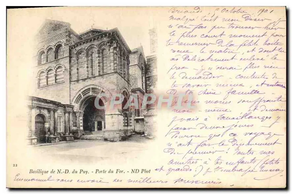 Basílica de N.-D. do Puy - Porta do For - ND Phot - Frente