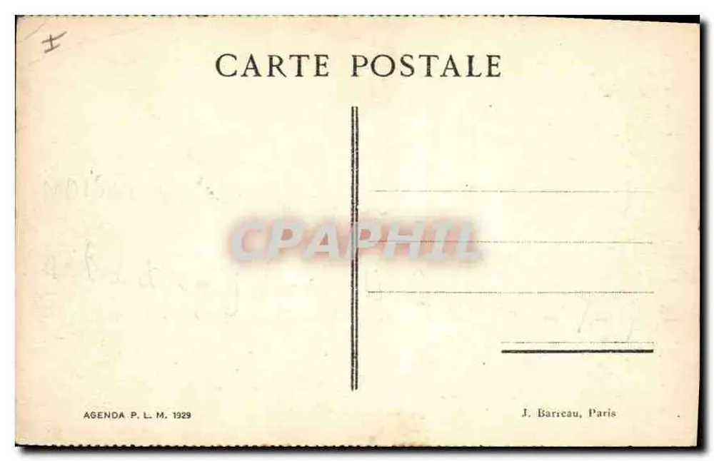 Le Puy — Vista panorâmica — Cl. Promio, Agenda P. L. M. 1929 - Verso