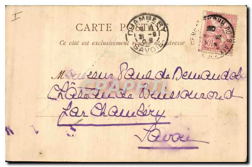 Le Puy — Allgemeine Ansicht vom Rocher d'Espaly — ND Phot - Rückseite