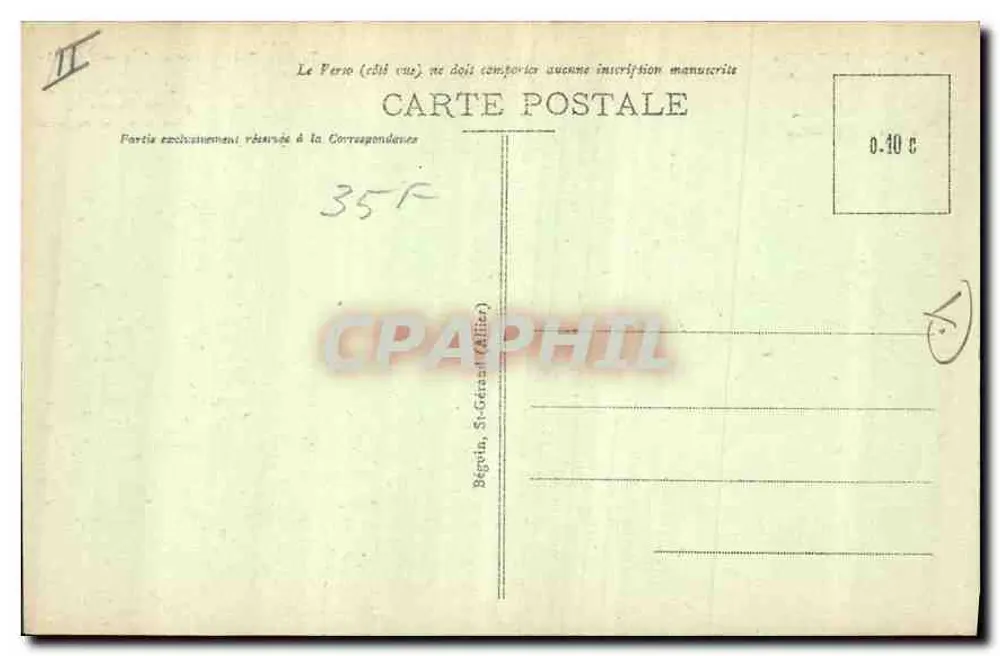 Le Puy - A Torre Pannessac — editor Ideal, n° 8053 - Verso