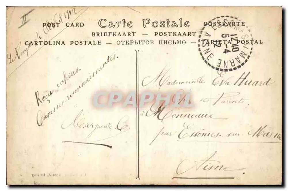 Le Puy — Le rocher Cornelle und die Kathedrale — ND. Phot. - Rückseite