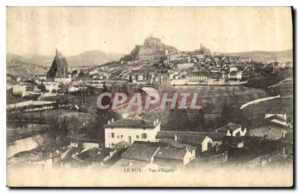 Le Puy — Vista de Espaly — Editor não identificado - Frente