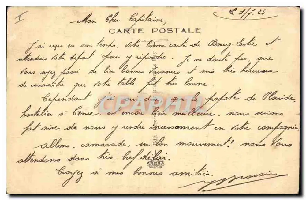 Le Puy-en-Velay — Vue Générale — Éditeur : ARGRA Toulouse - Verso