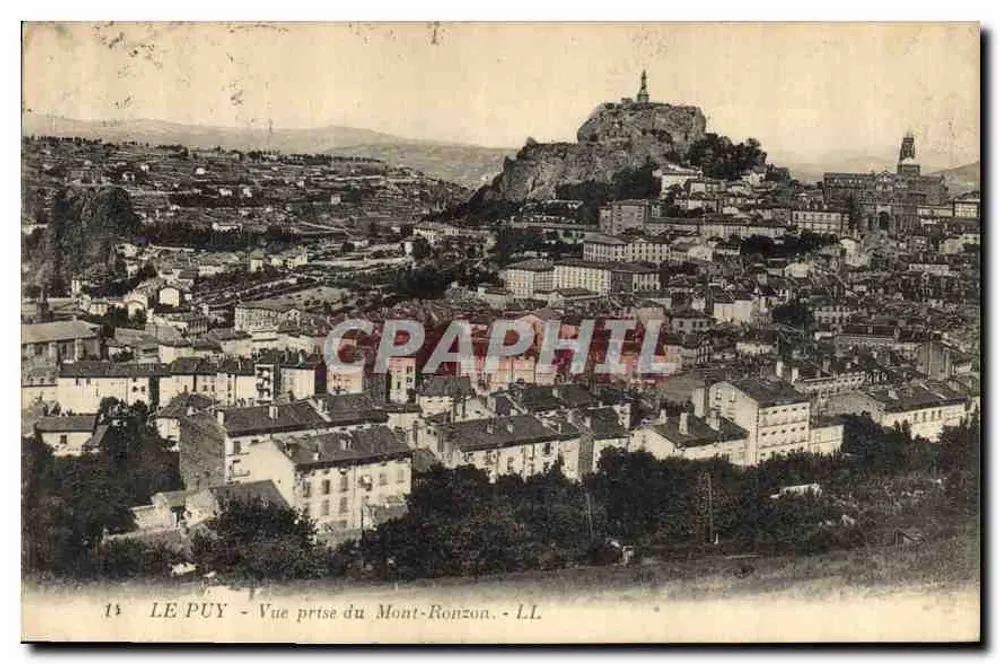 Le Puy - Aussicht vom Mont-Ronzon - LL - Vorderseite